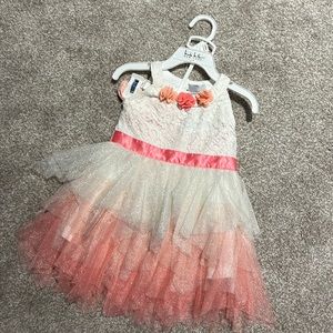 Nicole Miller lace ruffle dress